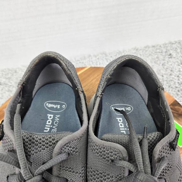 Kizik Madrid Eco-Knit Gray Hands-Free Comfort Casual Slip On Sneakers Mens 9.5 M - Picture 11 of 12